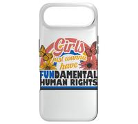 Carcasa para iPhone Air Derechos Humanos Fundamentales para Niñas Retro Floral Rainbow