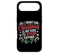 Carcasa para iPhone Air Deseo de Navidad es Que mis Hijos dejen de Decir 6-7