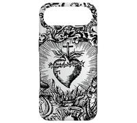 Carcasa para iPhone Air Devoción al Sagrado Corazón de Jesús Arte Católico Vintage