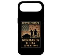 Carcasa para iPhone Air Día D 81 Aniversario Normandía 1944 Homenaje Militar Hombres