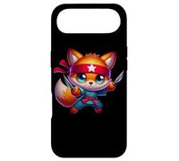 Carcasa para iPhone Air Diadema Ninja Fox Star Rojo Karate