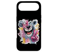 Carcasa para iPhone Air Dibujos Animados Oso Paz Graffiti Pop Personaje gráfico Arte Signo