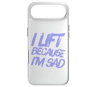 Carcasa para iPhone Air Dicho sarcástico de Levantamiento Porque Estoy Triste Citas de Entrenamiento de Gimnasio