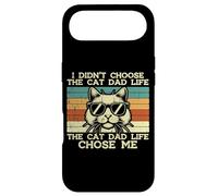 Carcasa para iPhone Air Didn'T Choose Cat Dad Life Chose Me Chose Me Funny Fur Papa Daddy Men