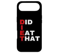 Carcasa para iPhone Air Dieta - Did I Eat That - Regalo de Dieta - Lema Divertido de la Dieta