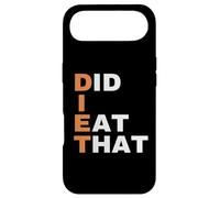 Carcasa para iPhone Air Dieta - Did I Eat That - Regalo de Dieta - Lema Divertido de la Dieta