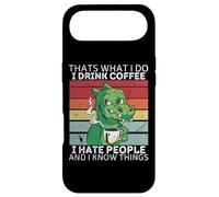 Carcasa para iPhone Air Dinosaurio Eso es lo Que Hago Tomo café y sé Cosas