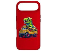 Carcasa para iPhone Air Dinosaurio T-Rex En Monster Truck School Bus Driver Gráfico