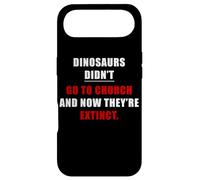 Carcasa para iPhone Air Dinosaurs Didn'T Go To Church & Now They're Extinct - Faith