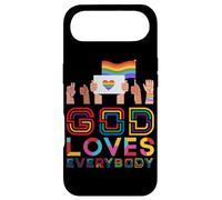 Carcasa para iPhone Air Dios ama a Todos Gay Christian Rainbow Meme
