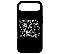 Carcasa para iPhone Air Dios, búscame y Conoce mi corazón, Cita Cristiana, Biblia