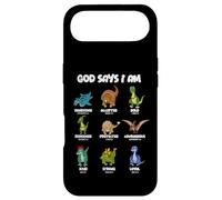 Carcasa para iPhone Air Dios Dice Que Soy Dinosaurio - Verso de la Biblia - Cristo - Cristiano