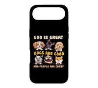 Carcasa para iPhone Air Dios es Grande Los Perros Son Buenos y la Gente es Amante de los Perros Locos