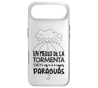 Carcasa para iPhone Air Dios es mi Paraguas en Medio de la tormenta