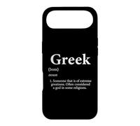 Carcasa para iPhone Air Dios Griego Meme Definición Gracioso Grecia Meme Cumpleaños Griegos
