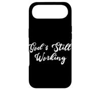 Carcasa para iPhone Air Dios Sigue Trabajando fe Cristiana Jesús Inspirador