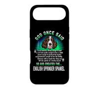 Carcasa para iPhone Air Dios una Vez Dijo Springer Spaniel inglés Divertido Cachorro