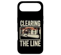 Carcasa para iPhone Air Disc Golf Clearing The Line, Motosierra, Jugador de Golf en Disco