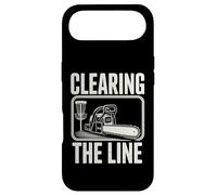 Carcasa para iPhone Air Disc Golf Clearing The Line, Motosierra, Jugador de Golf en Disco