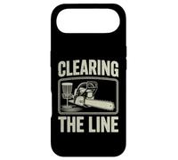 Carcasa para iPhone Air Disc Golf Clearing The Line, Motosierra, Jugador de Golf en Disco