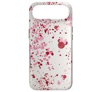 Carcasa para iPhone Air Diseño abstracto de salpicaduras rosas con forma de cabeza de Minnie Mouse de Disney