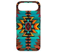 Carcasa para iPhone Air Diseño Azteca del suroeste: Colores Turquesa y Atardecer