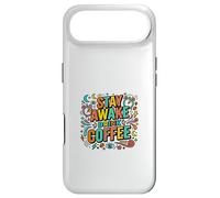 Carcasa para iPhone Air Diseño Colorido de Estilo de Vida Stay Awake Drink Coffee