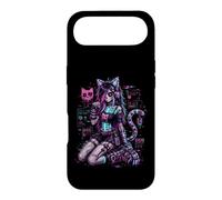 Carcasa para iPhone Air Diseño de Anime Cyber Goth Girl Skeleton Glitch al Estilo Y2K