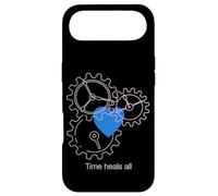 Carcasa para iPhone Air Diseño de neón Time Heals All Heart & Gear