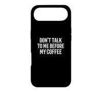Carcasa para iPhone Air Diseño Divertido con Texto en inglés Do Not Talk To Me Before My Coffee