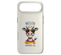 Carcasa para iPhone Air Diseño Divertido de Dibujos Animados de Vaca de Mellen WI USA