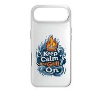 Carcasa para iPhone Air Diseño Keep Calm and Grill On BBQ Pitmaster