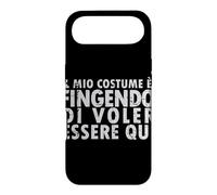 Carcasa para iPhone Air Disfraz de Halloween: Fingendo di Voler Essere Qui - Italiano