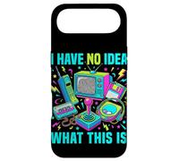 Carcasa para iPhone Air Disfraz para niños y niñas con Texto en inglés I Have No Idea What This Is 90s Boys 80s