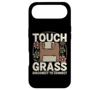 Carcasa para iPhone Air Disquete Retro Touch Grass Disconnect para conectar