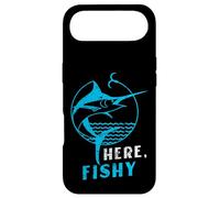 Carcasa para iPhone Air Distressed Here, Fishy Marlin Vintage Fishing Illustration