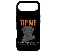 Carcasa para iPhone Air Divertida Camiseta para Cuidador de Mascotas Tip Me I Know Where Your Dog Hides It
