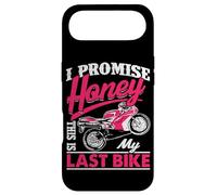 Carcasa para iPhone Air Divertida Cita de Motocicleta I Promise Honey This Is My Last Bike