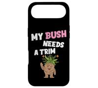 Carcasa para iPhone Air Divertida Novedad Ofensiva grosera My Bush Needs A Trim Peinado