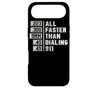 Carcasa para iPhone Air Divertida Segunda Enmienda de 9 mm, Todo más rápido Que Llamar al 911