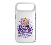 Carcasa para iPhone Air Divertido Bossy Rubia De Dibujos Animados Mujer Púrpura Reina