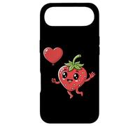 Carcasa para iPhone Air Divertido corazón de Fresa para el día de San Valentín Kawaii Fruit Lover