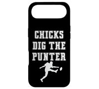 Carcasa para iPhone Air Divertido Dicho gráfico de Chicks Dig The Punt Kick Player