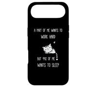 Carcasa para iPhone Air Divertido Diciendo Que Quiero Dormir Lazy Ironic Cat