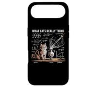 Carcasa para iPhone Air Divertido diseño de Humor sobre física de Gatos: lo Que los Gatos Realmente piensan