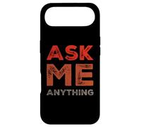 Carcasa para iPhone Air Divertido diseño de Texto Ask Me Shirt Ask Me Anything