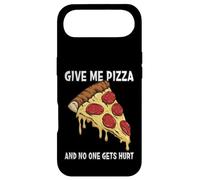 Carcasa para iPhone Air Divertido diseño para Amantes de la Pizza Give Me Pizza and No One Gets Hurt