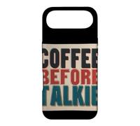 Carcasa para iPhone Air Divertido Disfraz de café Antes del discurso de Talkie