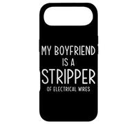 Carcasa para iPhone Air Divertido Electricista Novia mi Novio es una Broma de Stripper