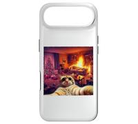 Carcasa para iPhone Air Divertido Gato navideño Selfie Caos Festivo y Gato Festivo